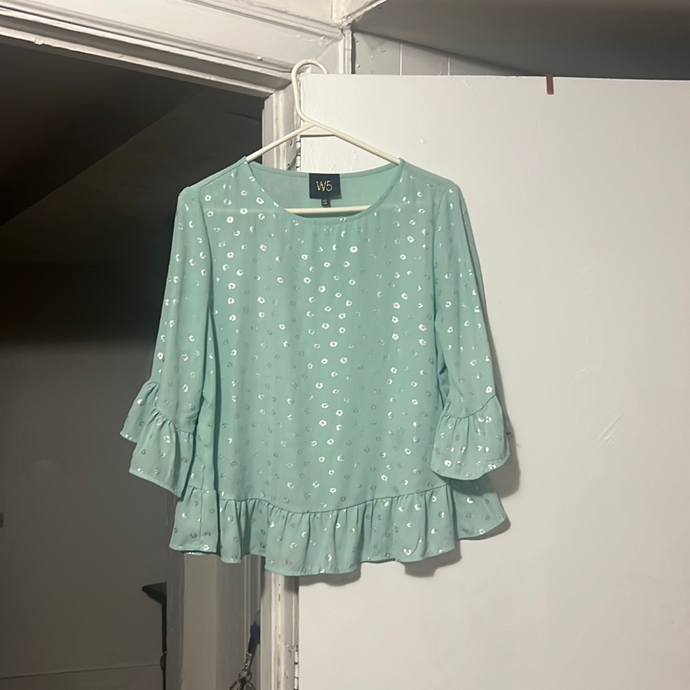 Cute peplum blouse!